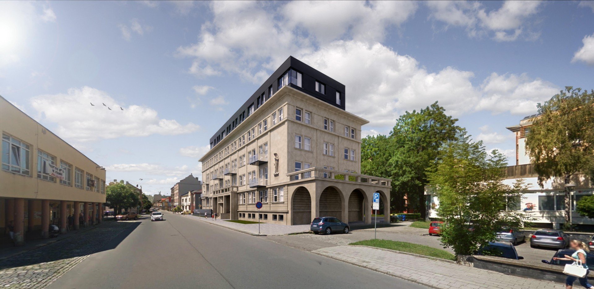 Rezidence Čechova v centru Přerova nabídne 52 bytů, atraktivní ceny a hypoteční klauzuli.